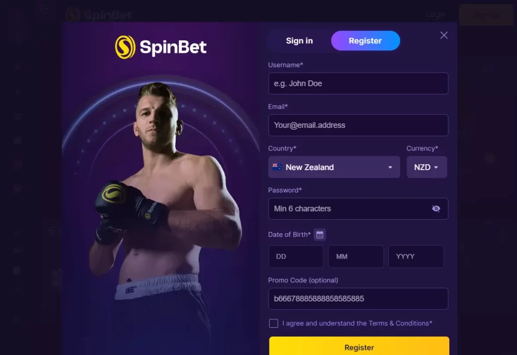 Sign Up Process
